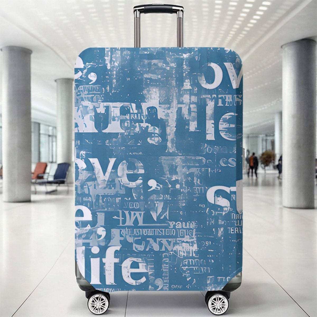 Waterproof Suitcase Cover Protector - غطاء حقيبة السفر مرن مقاوم للماء