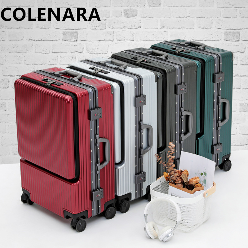 Front Opening Laptop Luggage 24 Inch - حقيبة سفر كولينارا 20 و22 و24