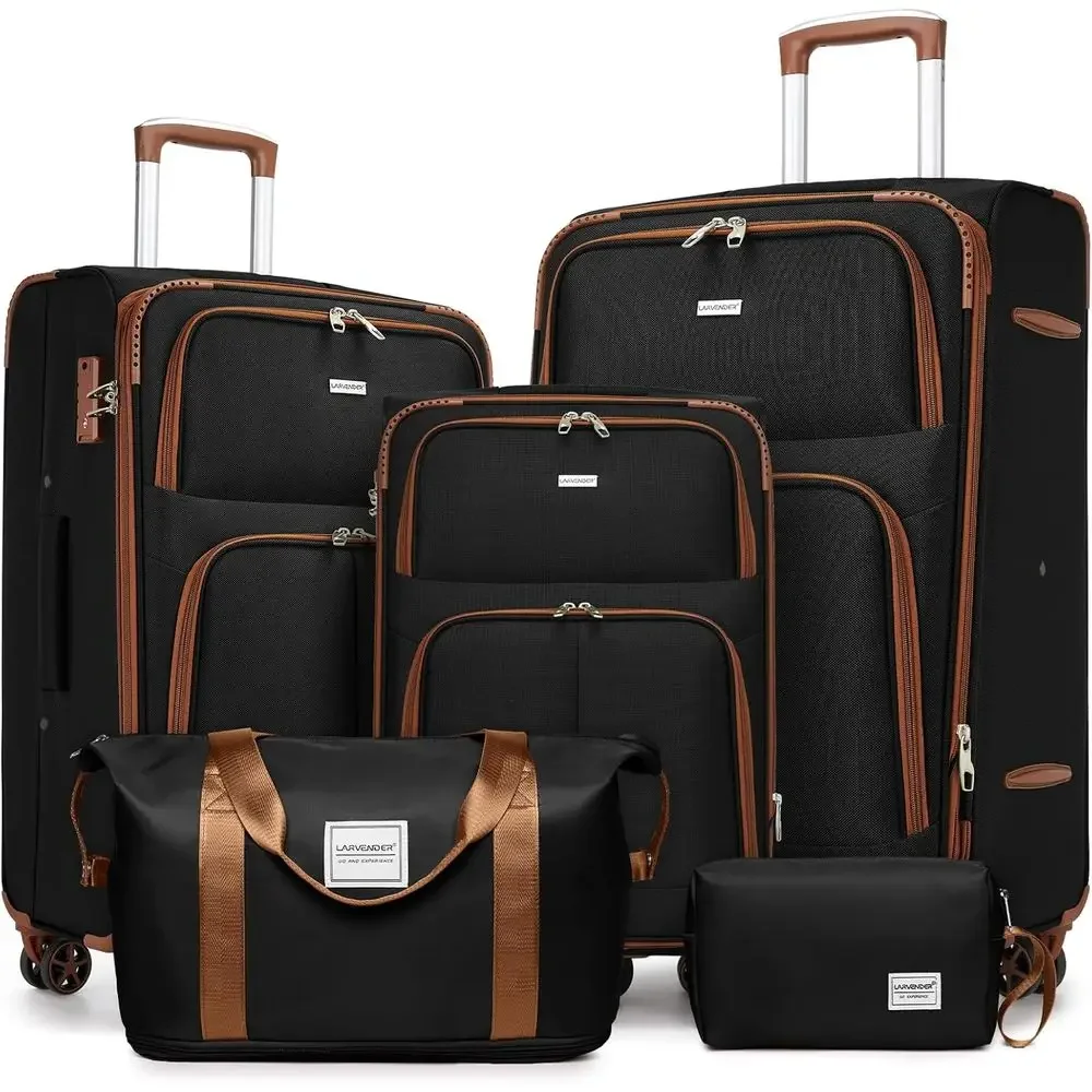 Expandable Hard Shell Luggage Set - مجموعة حقائب سفر قابلة للتوسيع من