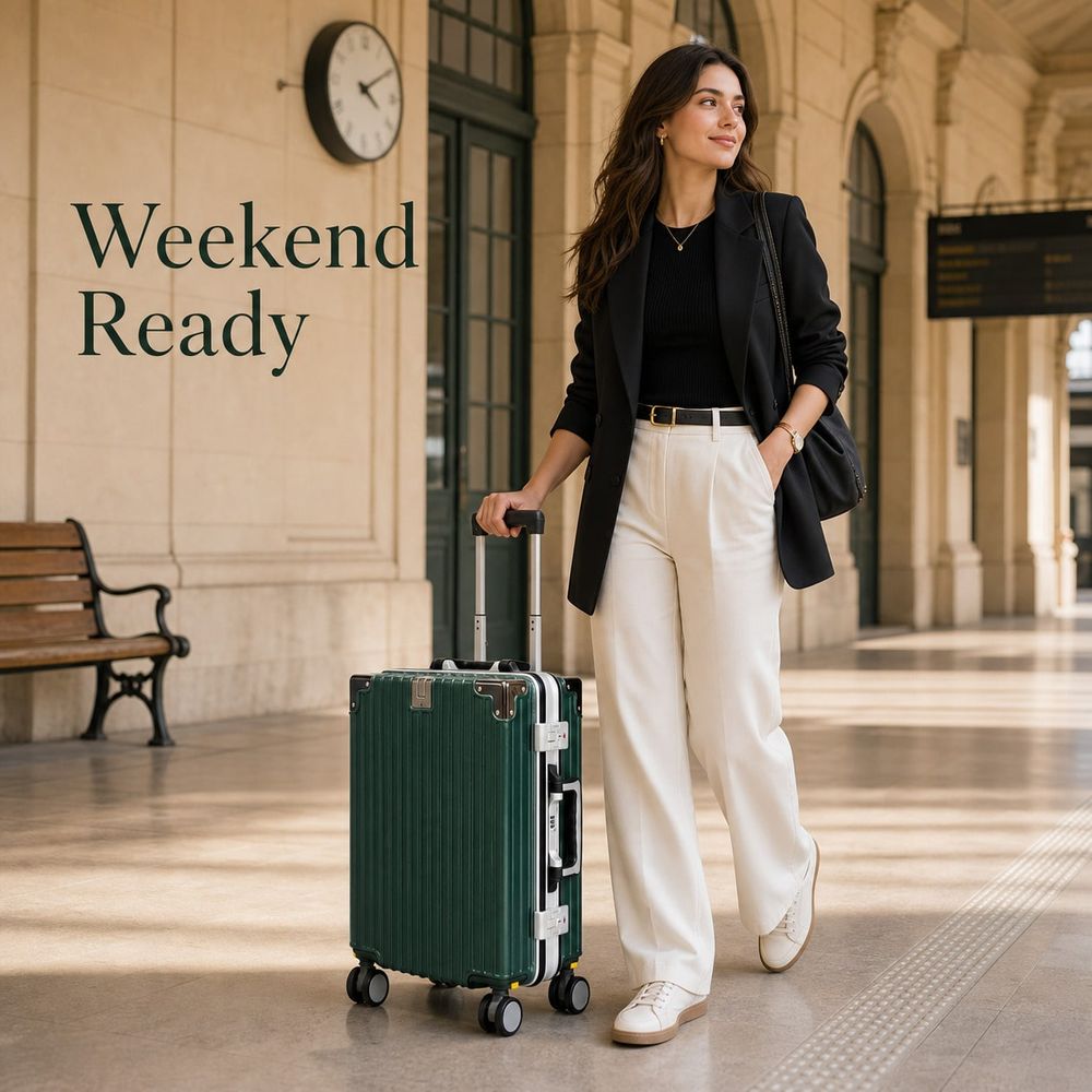 Aluminum Frame Carry On Luggage - حقيبة سفر معتمدة من شركات الطيران،