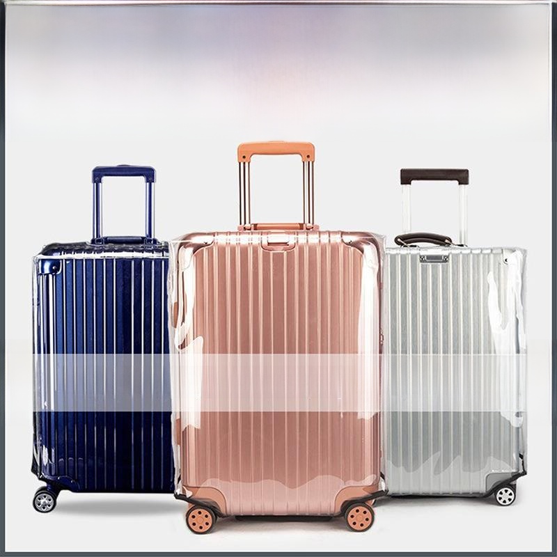 Luggage Protective Cover Transparent - غطاء واقي شفاف للأمتعة، مقاوم للغبار،
