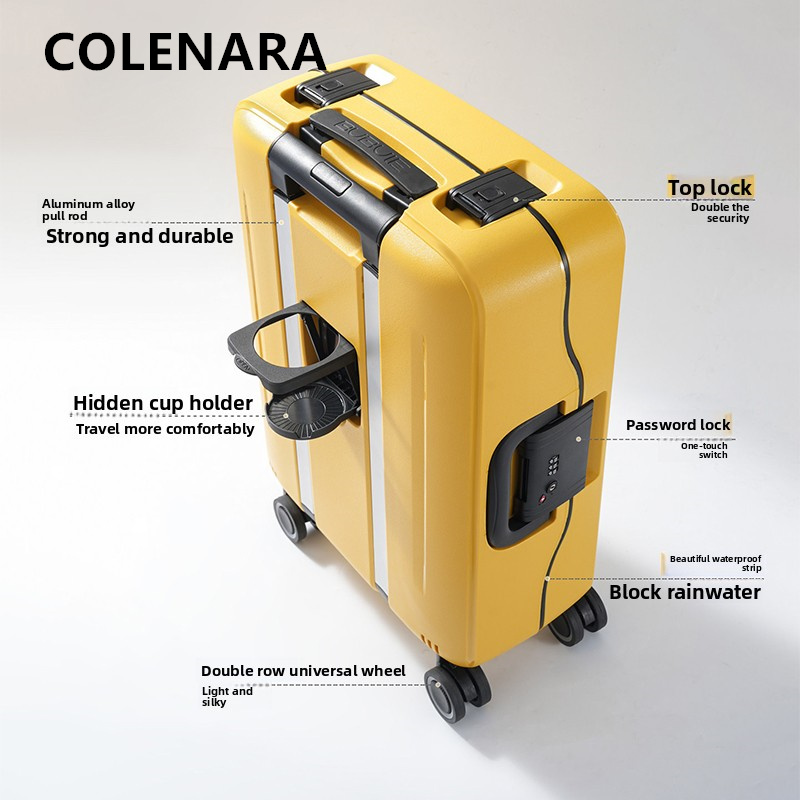 Spinner Wheel Rolling Suitcase 20 Inch - حقيبة سفر كولينارا 20 و24 و28