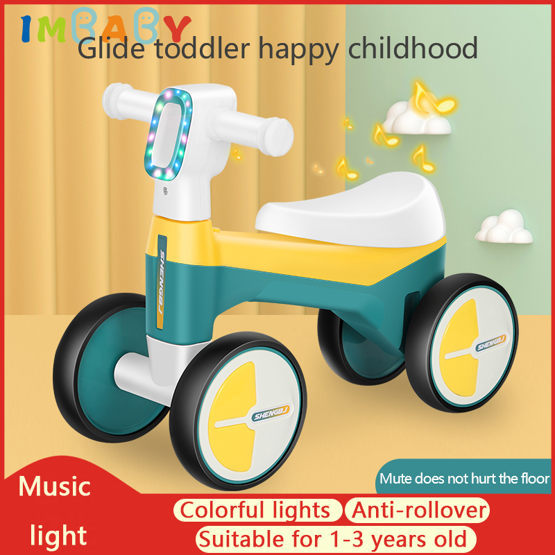 Kids Ride On Suitcase Scooter - طفل الموسيقية التوازن الدراجة لا دواسة