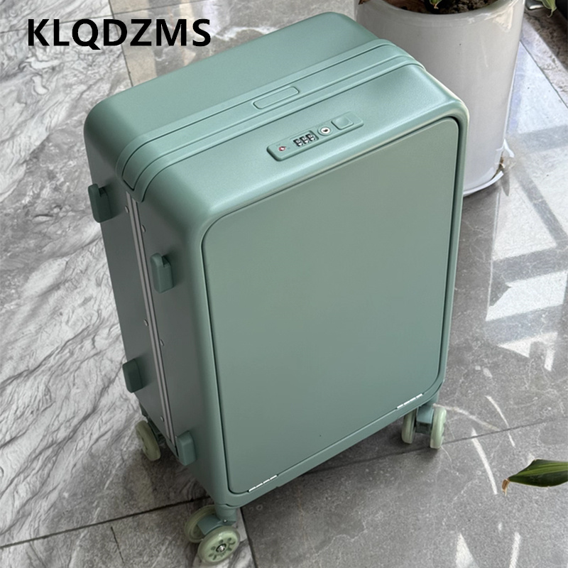 Spinner Wheel Rolling Suitcase 20 Inch - حقيبة KLQDZMS للرجال مقاس 20 بوصة