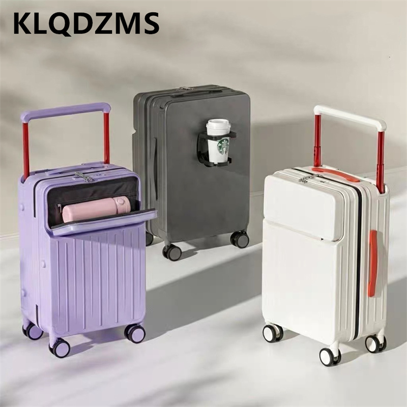 Front Opening Laptop Luggage 24 Inch - حقيبة سفر KLQDZMS بفتحة أمامية مقاس