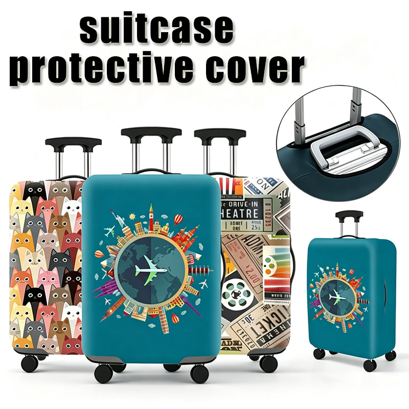 Waterproof Suitcase Cover Protector - غطاء حماية جديد لحقائب السفر مقاوم