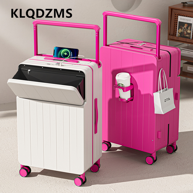 Front Opening Laptop Luggage 24 Inch - KLQDZMS حقيبة متعددة الوظائف الجبهة افتتاح