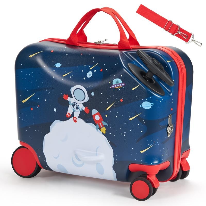 Kids Ride On Suitcase Scooter - حقيبة سفر للأطفال بعجلات مقاس 18