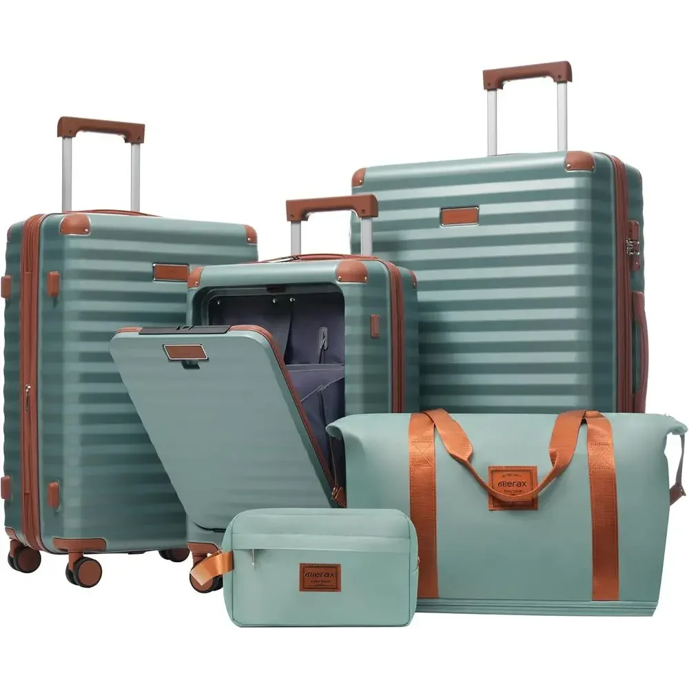 Expandable Hard Shell Luggage Set - مجموعة حقائب سفر صلبة قابلة للتوسيع