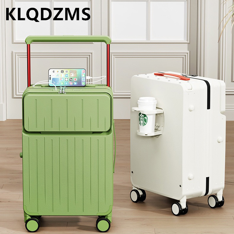 Front Opening Laptop Luggage 24 Inch - حقيبة سفر KLQDZMS مقاس 24 بوصة