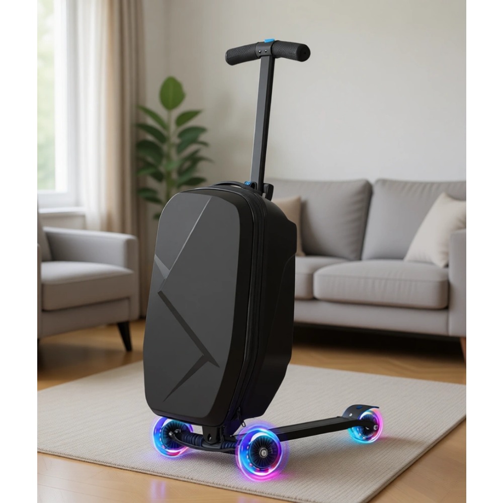 Kids Ride On Suitcase Scooter - حقيبة سكوتر للأطفال: حقيبة سفر خفيفة