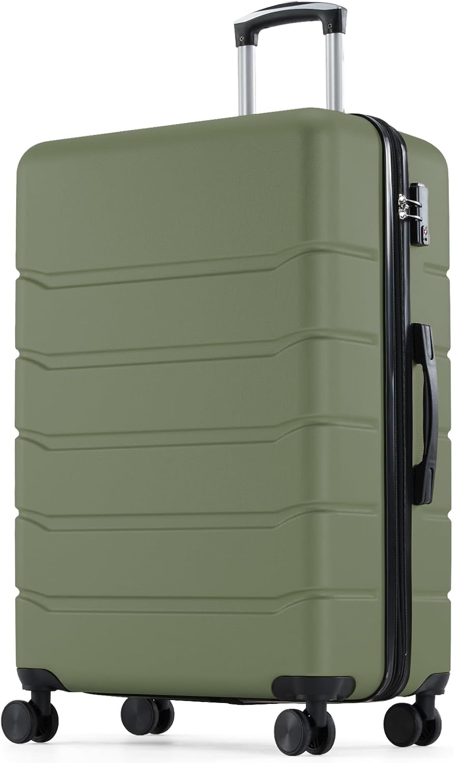 Expandable Hard Shell Luggage Set - حقيبة سفر 28 بوصة، حقيبة صلبة