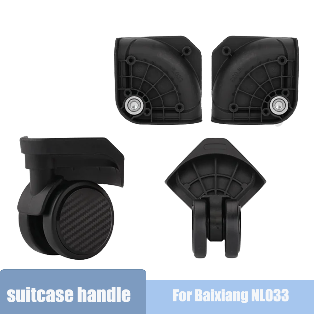 Silent Replacement Luggage Wheels - بديل لعجلات الدوران Baixiang NL033 لعربات