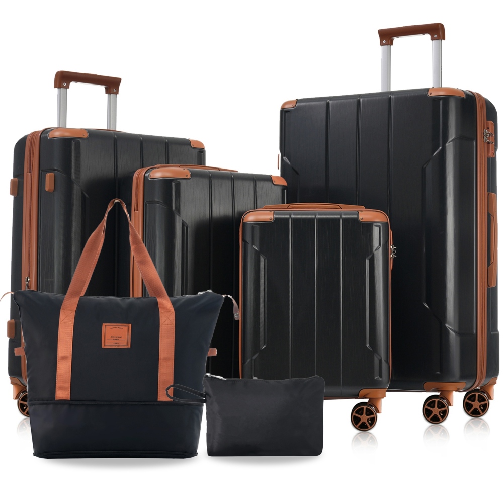 Expandable Hard Shell Luggage Set - مجموعة حقائب سفر صلبة مكونة من