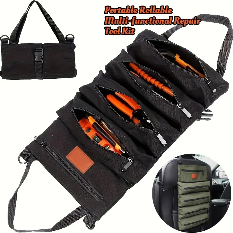 Foldable Rolling Luggage Bag - حقيبة أدوات قماشية متعددة الأغراض قطعة