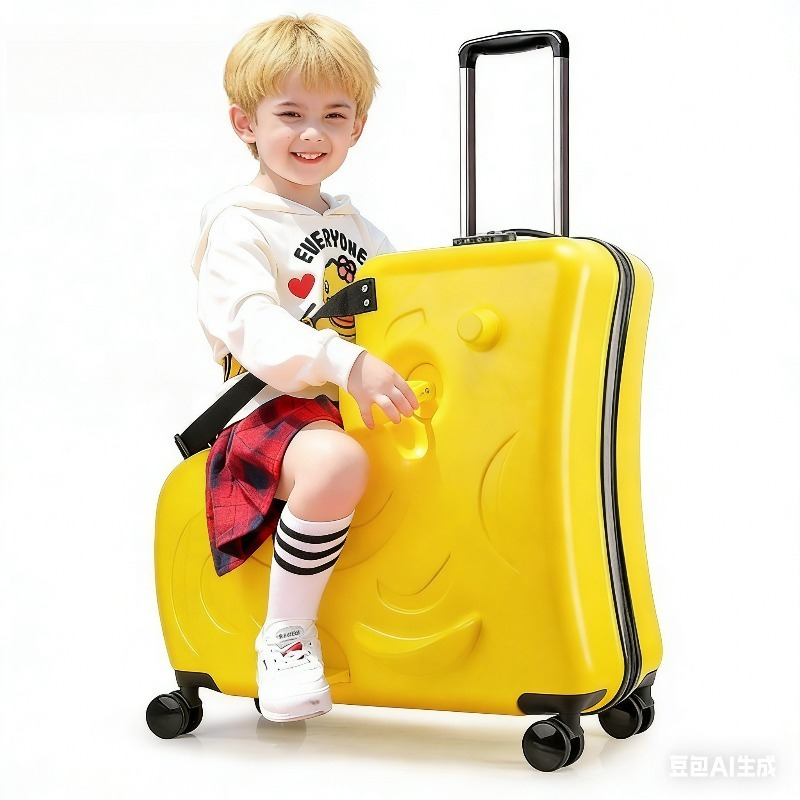 Kids Ride On Suitcase Scooter - حقيبة سفر للأطفال مع عجلات وسكوتر،