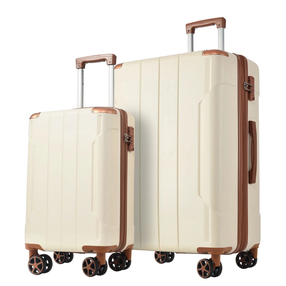 Expandable Hard Shell Luggage Set - مجموعة حقائب سفر من مادة ABS