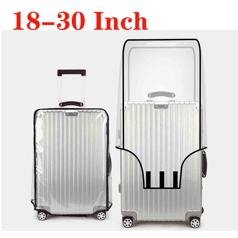 Waterproof Suitcase Cover Protector - 18-30 بوصة حقيبة غطاء بولي كلوريد