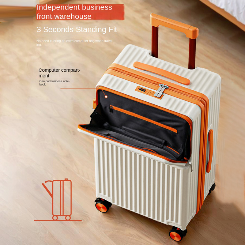 Front Opening Laptop Luggage 24 Inch - حقيبة سفر أنيقة مقاس 20 24
