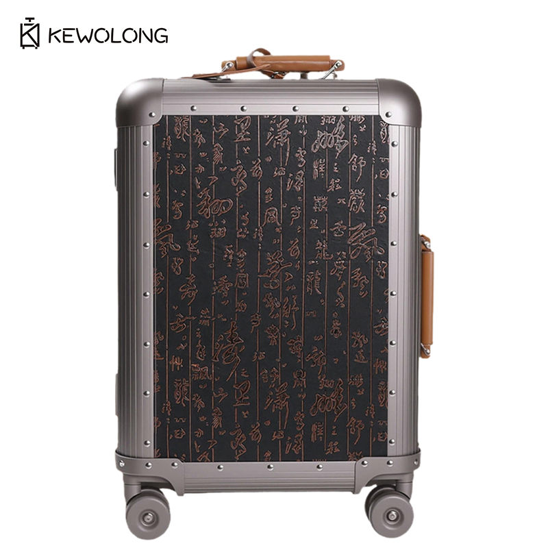 Spinner Wheel Rolling Suitcase 20 Inch - حقيبة سفر دوارة مصنوعة بالكامل من