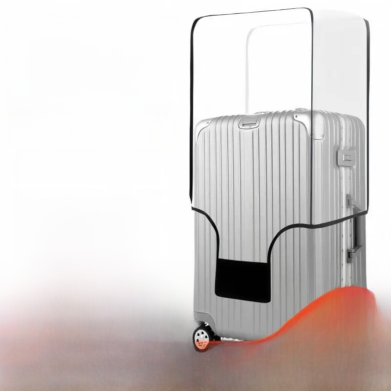 Luggage Protective Cover Transparent - غطاء حقيبة سفر شفاف مقاوم للماء