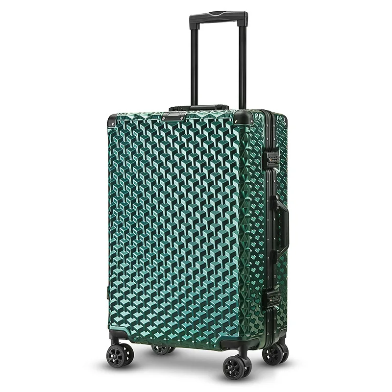 Aluminum Frame Carry On Luggage - حقيبة سفر جديدة، صندوق كلمة المرور