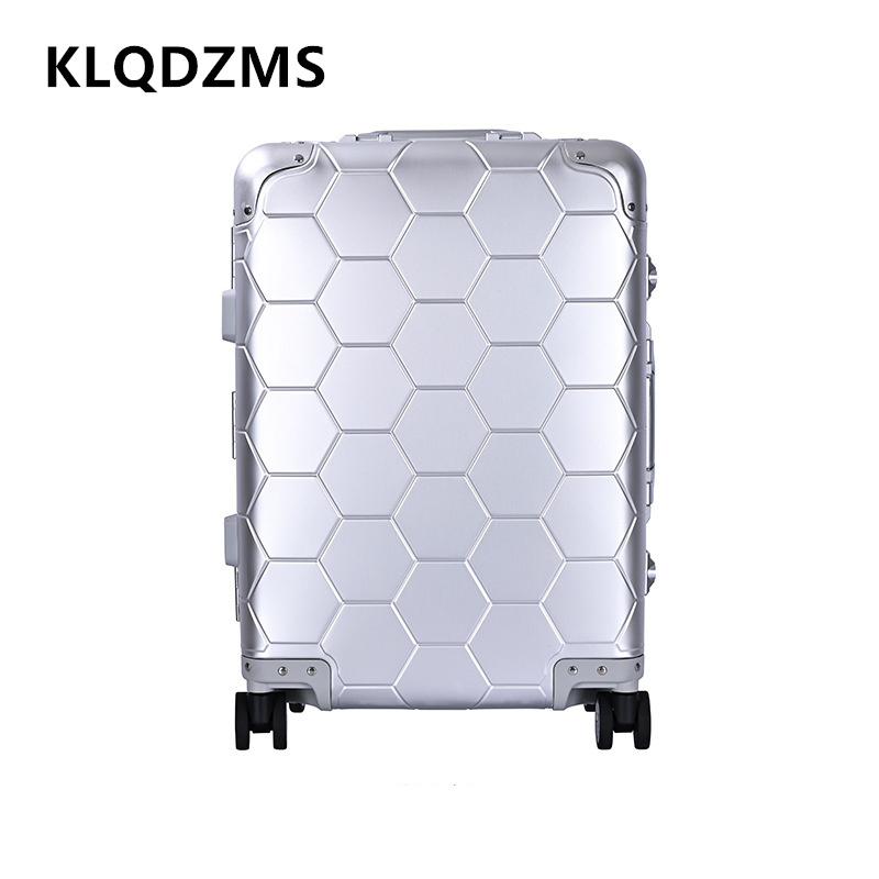 Spinner Wheel Rolling Suitcase 20 Inch - KLQDZMS المقصورة حقيبة جميع سبائك الألومنيوم