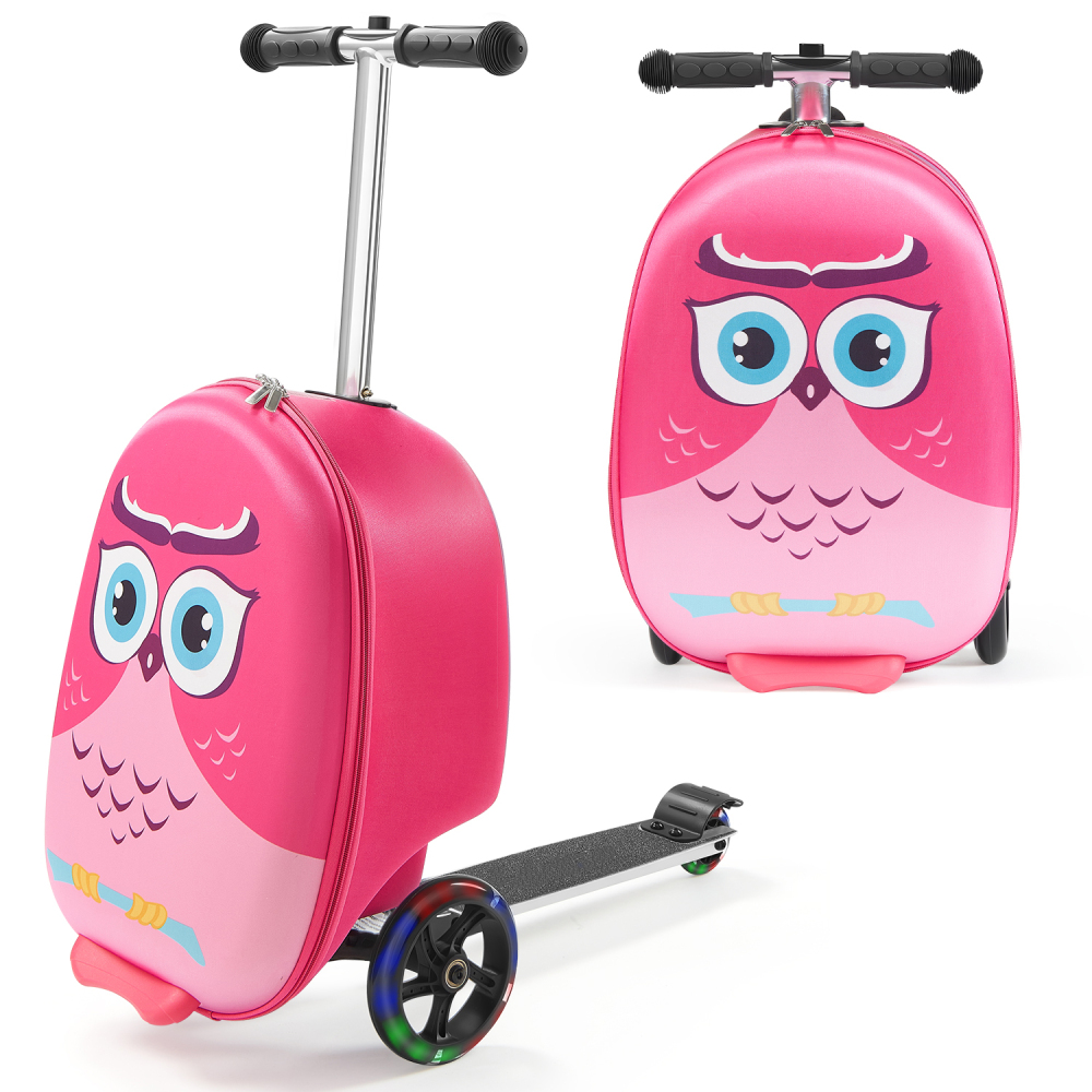 Kids Ride On Suitcase Scooter - حقيبة سفر للأطفال بعجلات 20 بوصة،