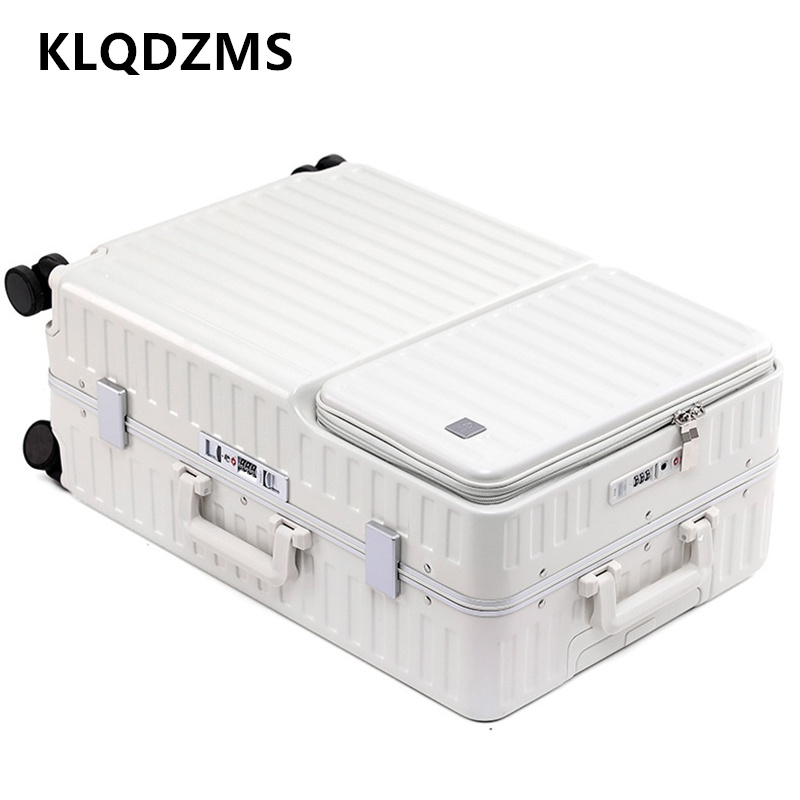 Front Opening Laptop Luggage 24 Inch - حقيبة سفر محمولة من KLQDZMS بفتحة