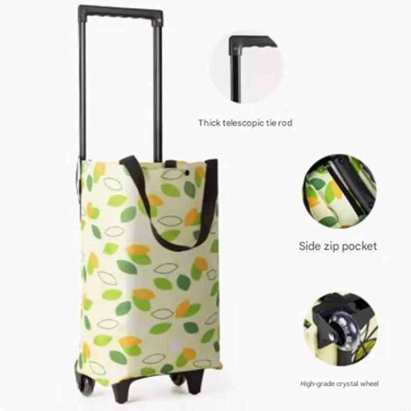 عربة ترولي خفيفة الوزن وقابلة  - مراجعة Foldable Rolling Luggage Bag وسعره