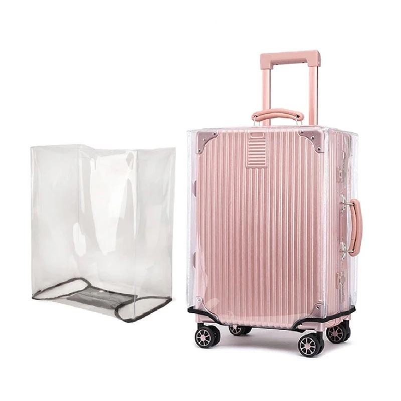 غطاء حقيبة سفر شفاف من البولي  - مراجعة Luggage Protective Cover Transparent وسعره