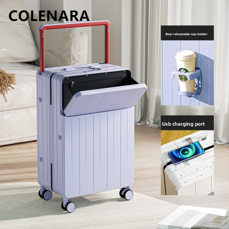 حقيبة سفر متعددة الوظائف من كو - مراجعة Front Opening Laptop Luggage 24 Inch وسعره