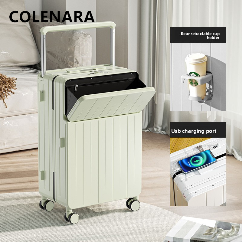 حقيبة سفر متعددة الوظائف من كو - مراجعة Front Opening Laptop Luggage 24 Inch وسعره