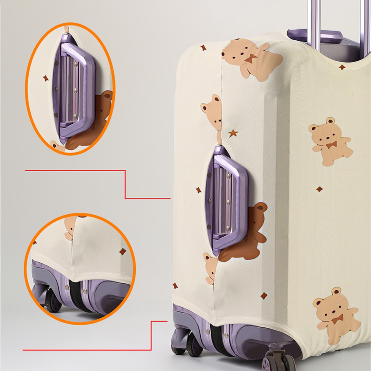 غطاء حماية للأمتعة مرن مقاوم ل - مراجعة Waterproof Suitcase Cover Protector وسعره