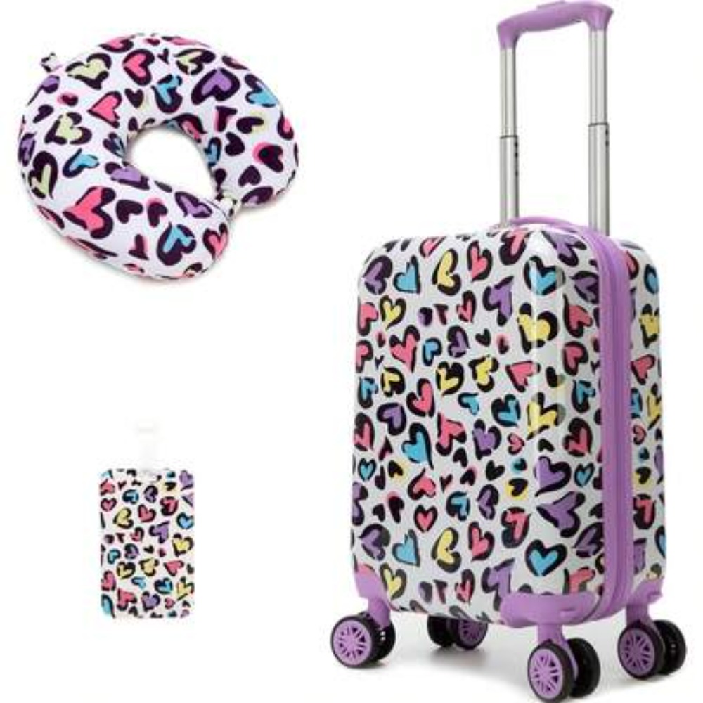 طقم حقائب سفر مكون من قطعتين م - مراجعة Expandable Hard Shell Luggage Set وسعره