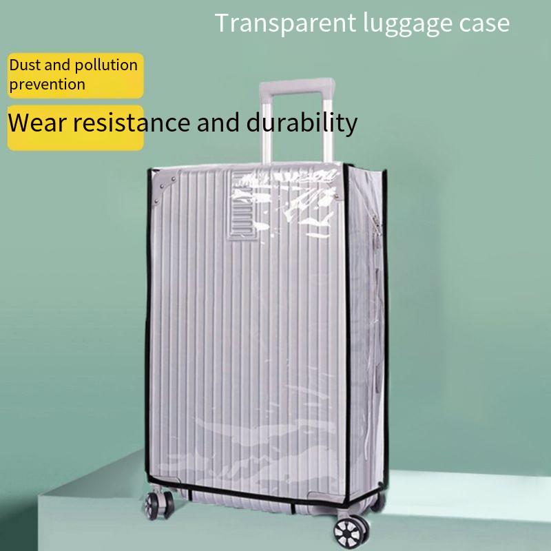غطاء حماية لحقيبة السفر، غطاء  - مراجعة Luggage Protective Cover Transparent وسعره