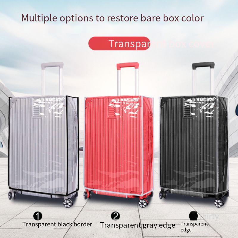 غطاء حماية لحقيبة السفر، غطاء  - مراجعة Luggage Protective Cover Transparent وسعره