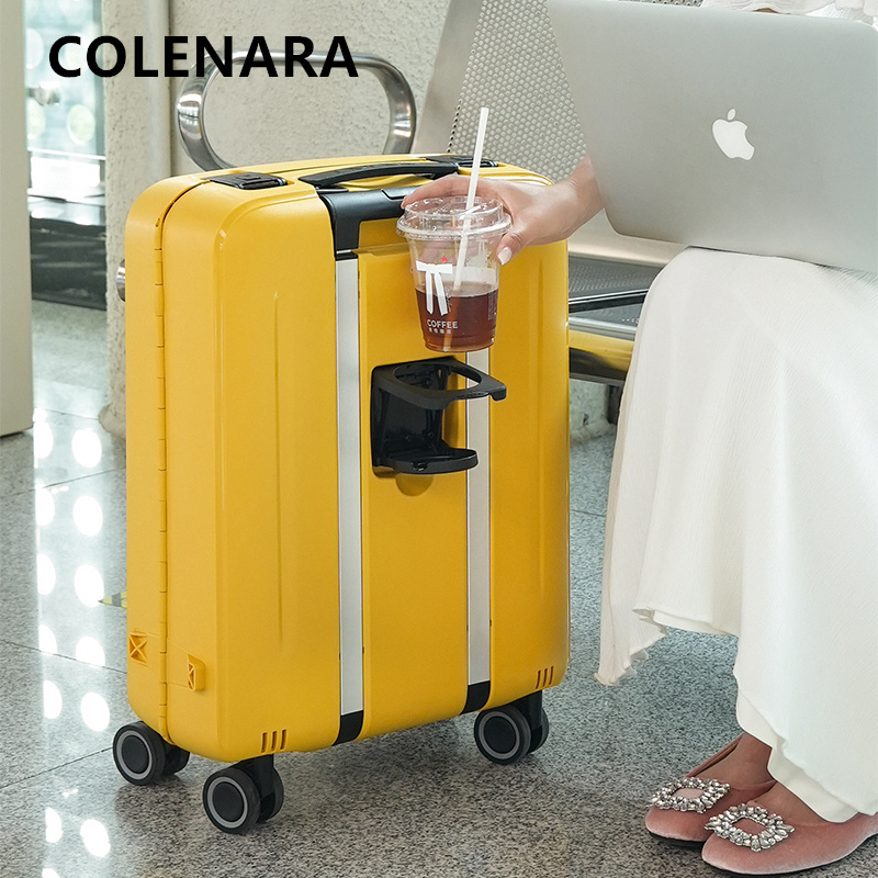 حقيبة سفر كولينارا 20 و24 و28  - مراجعة Spinner Wheel Rolling Suitcase 20 Inch وسعره