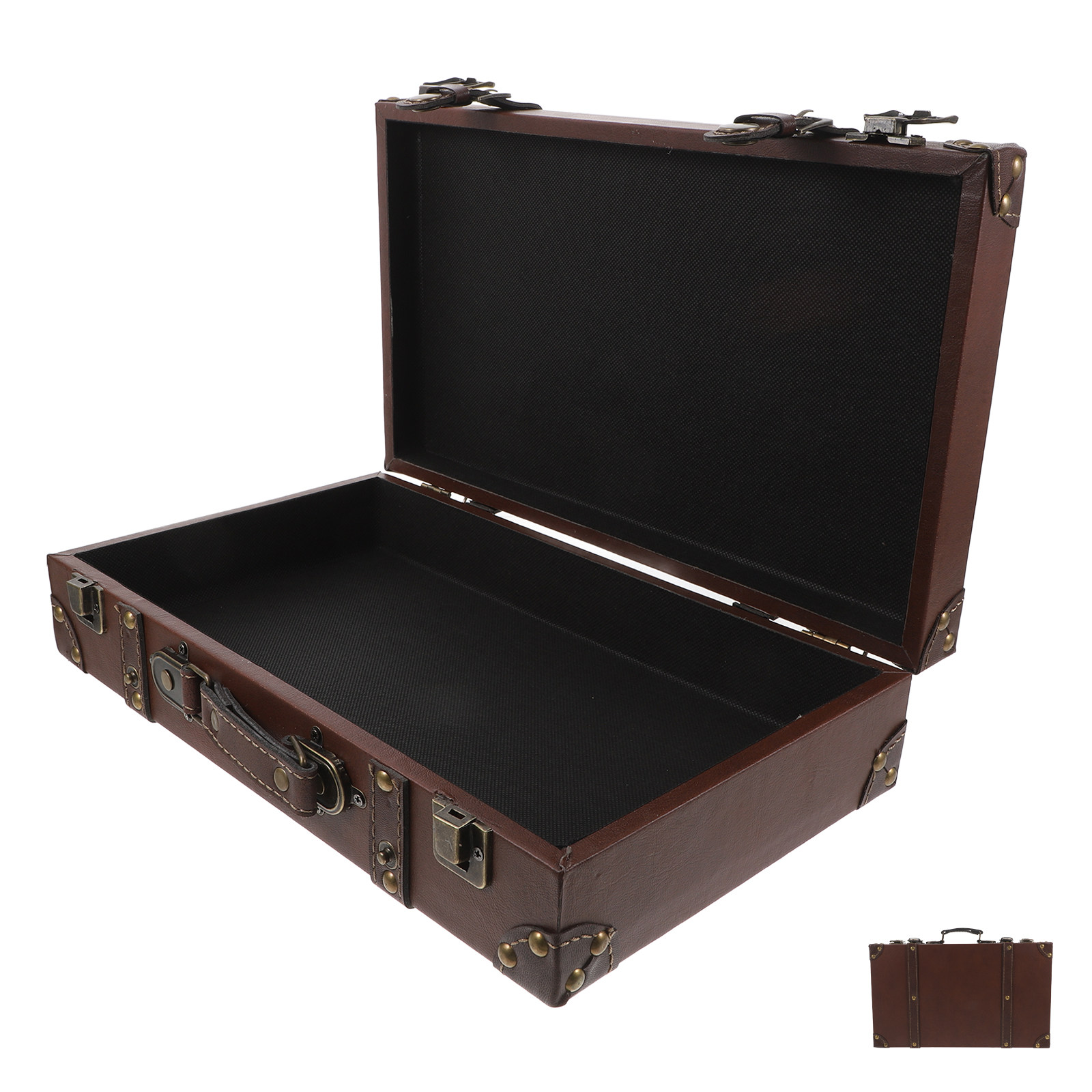 حقيبة سفر كلاسيكية بريطانية ال - مراجعة Retro Vintage Trunk Suitcase وسعره