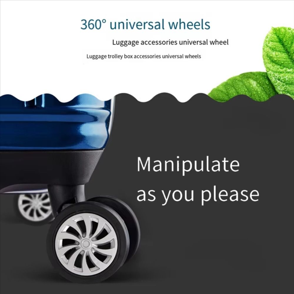 4 قطع عجلات حقائب سفر عالمية د - مراجعة Silent Replacement Luggage Wheels وسعره