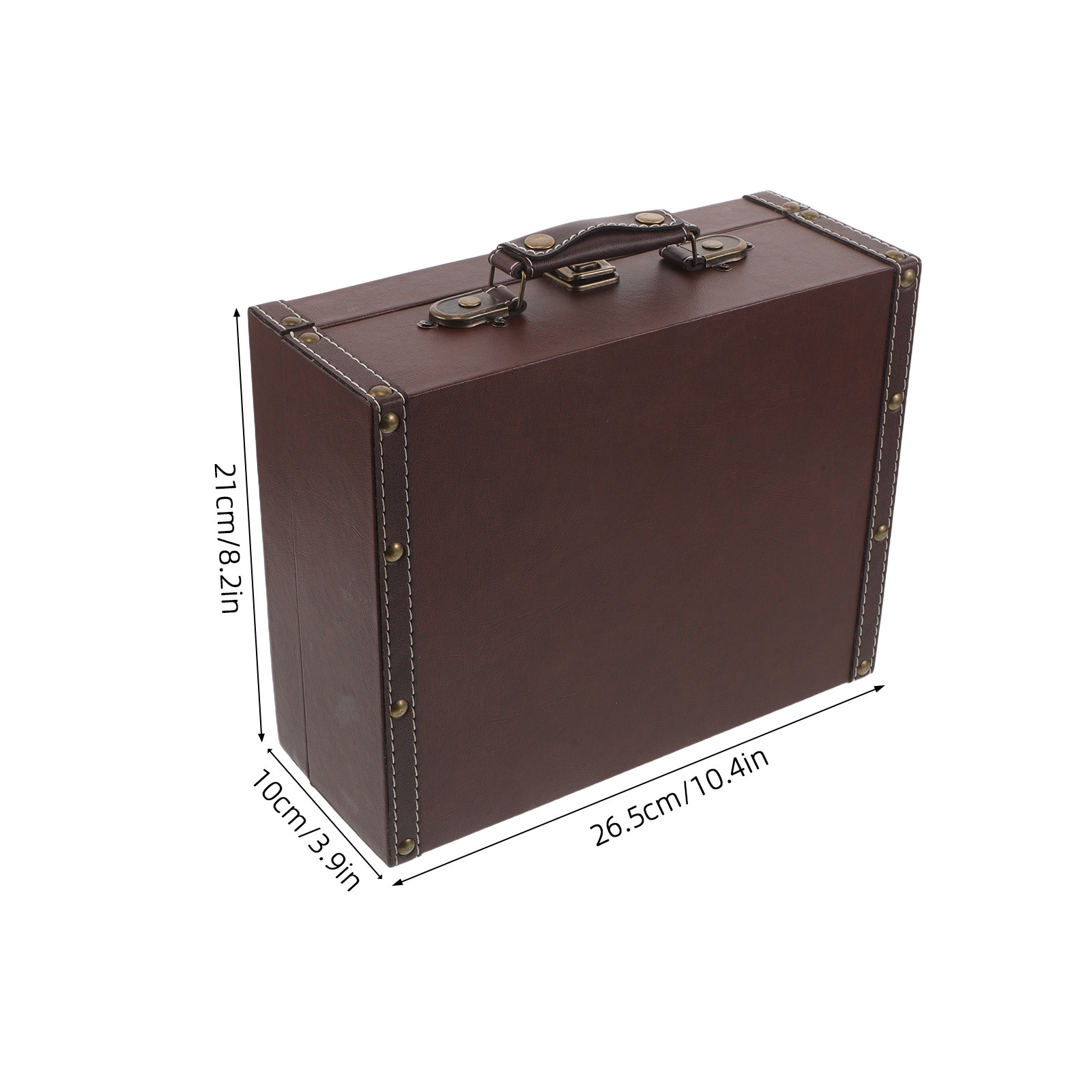 حقيبة سفر عتيقة، صندوق خشبي ري - مراجعة Retro Vintage Trunk Suitcase وسعره