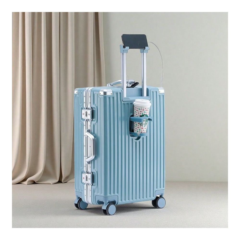 مجموعة حقائب سفر بإطار ألومنيو - مراجعة Aluminum Frame Carry On Luggage وسعره