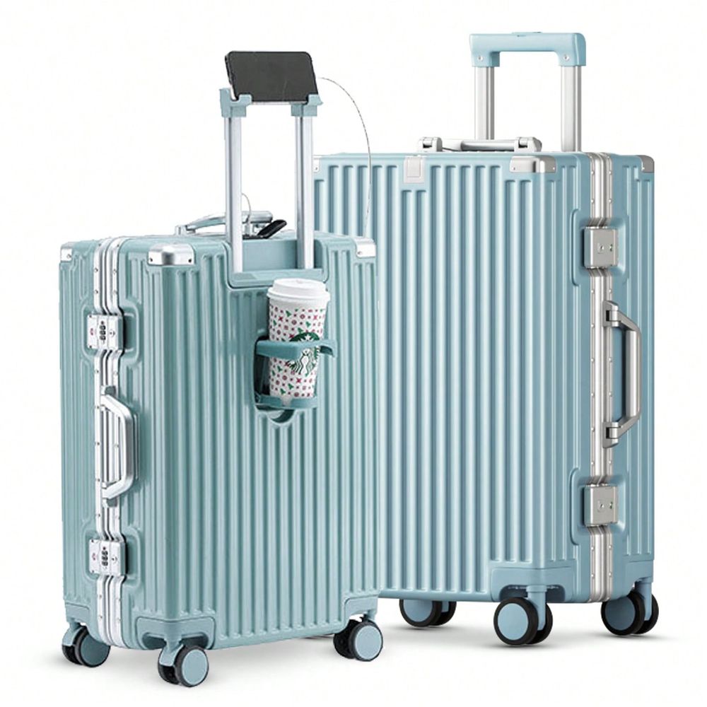 مجموعة حقائب سفر بإطار ألومنيو - مراجعة Aluminum Frame Carry On Luggage وسعره
