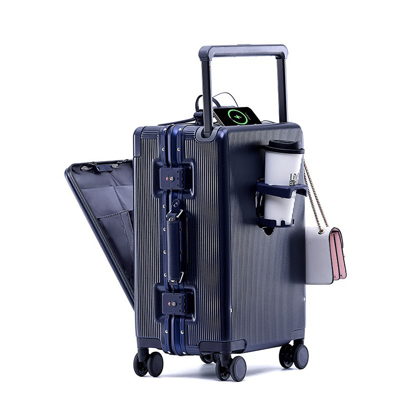 حقيبة سفر بإطار ألومنيوم، حقيب - مراجعة Aluminum Frame Carry On Luggage وسعره