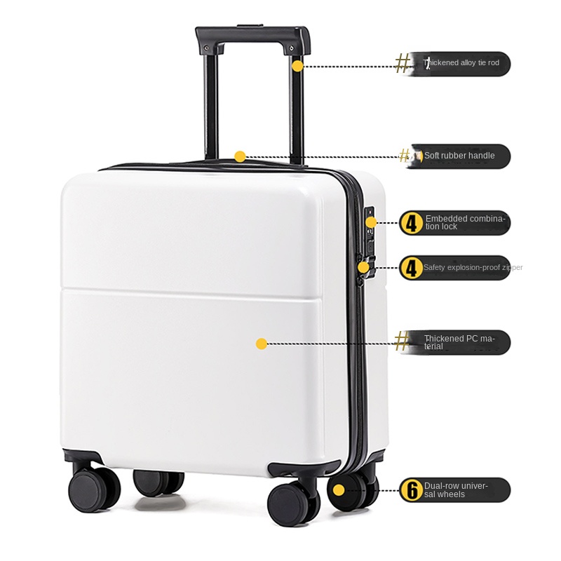 حقيبة سفر خفيفة الوزن بحجم 20  - مراجعة Cabin Size Lightweight Travel Trolley وسعره