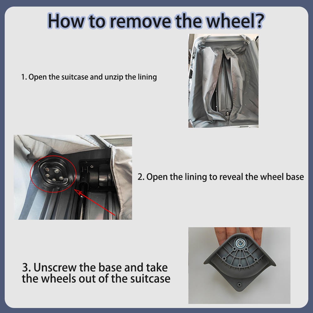 مناسبة لعجلات HINOMOTO HRD02 ا - مراجعة Silent Replacement Luggage Wheels وسعره
