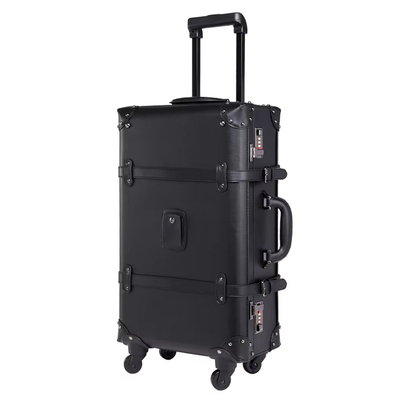 جديد ريترو المتداول الأمتعة سب - مراجعة Retro Vintage Trunk Suitcase وسعره