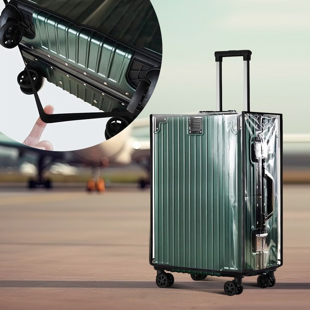 غطاء حقائب السفر 18-30 بوصة، غ - مراجعة Luggage Protective Cover Transparent وسعره