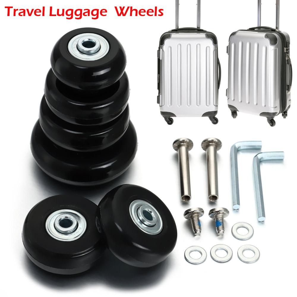 2/4 قطع عجلات بديلة صامتة منزل - مراجعة Silent Replacement Luggage Wheels وسعره