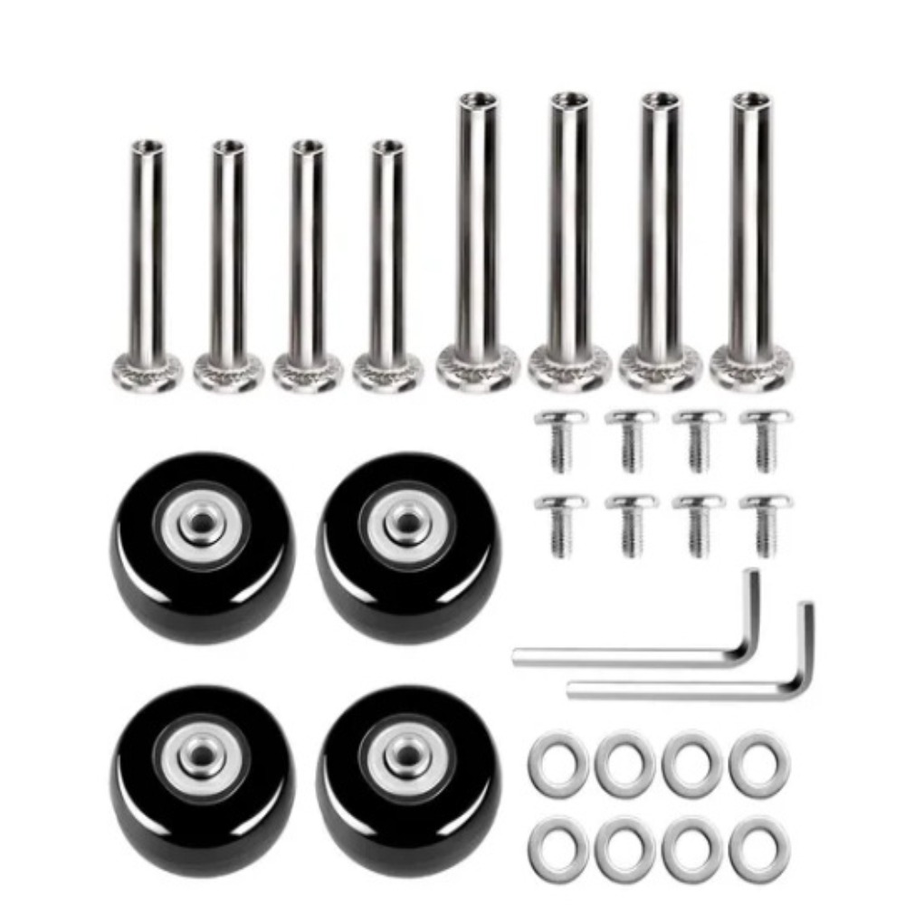 2/4 قطع عجلات بديلة صامتة منزل - مراجعة Silent Replacement Luggage Wheels وسعره
